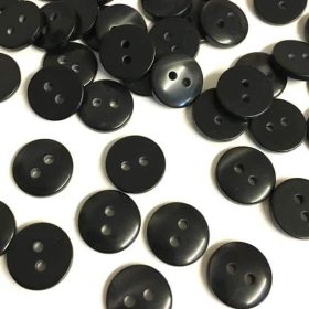 Lencse gomb-Fekete-24L/15 mm-50db
