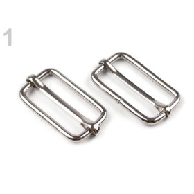 Fém csúszó 40mm-Nikkle-25db