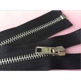 Fém cipzár bontható VT10-fekete-30cm