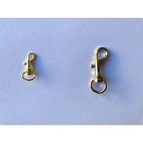 Fém karabiner arany kicis-12/14mm 