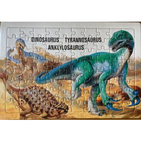 Dinoszaurusz puzzle 80 darabos (Anklylosaurus)