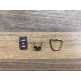 Táska fogótartó 20mm arany-10db