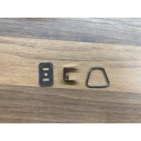 Táska fogótartó 20mm nikkel-10db