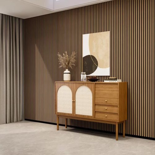 Akusztikus falpanel 60x260cm Fehér Tölgy W001