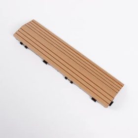 WPC teraszburkolat elzáró teak