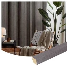 Akusztikus falpanel záróléc 27x260cm Szürke Tölgy G001