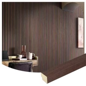 Akusztikus falpanel záróléc 27x260cm Füst Tölgy SO01