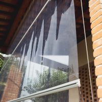 Átlátszó terasz ponyva