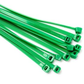 Gyorskötöző árnyékoló hálókhoz 3x100mm Zöld