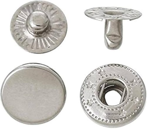 Kesztyű patent 15mm Antik-50db