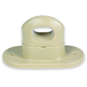 Ponyvafül elfordítható műanyag babacsat Bézs