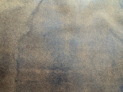 Műbőr fekete barna koptatott