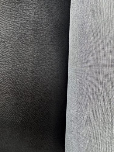 Műbőr fekete szürke hordozóval