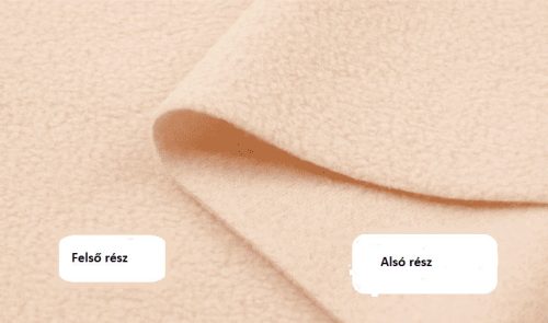 Polár anyag- antipilling Fekete