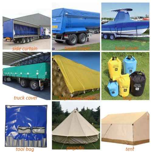 PVC ponyva 670g/m2 Zöld-2,5mszéles