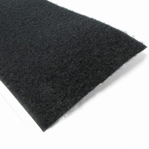 Varható tépőzár 100mm bolyhos oldal fekete (25m)