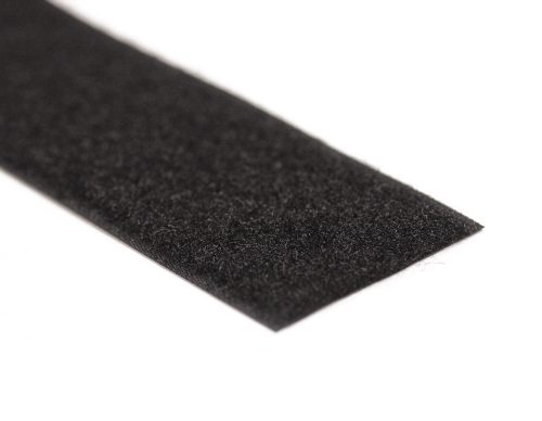 Varható tépőzár 20mm bolyhos oldal fekete (25m)