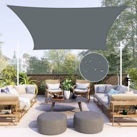 Vízálló napvitorla Szürke 4x4