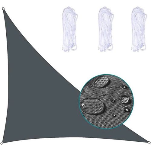 Vízálló napvitorla Szürke 5x5x5