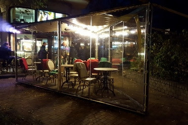 Átlátszó terasz ponyva 0,5mm 140cm