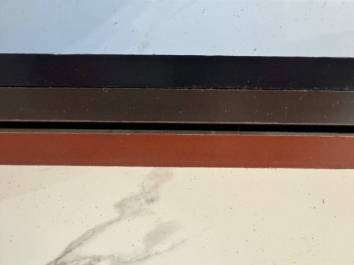 WPC kerítés famintás 14x185cm Vörösbarna