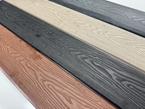 WPC kerítés famintás 14x185cm Vörösbarna