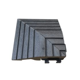 WPC teraszburkolat sarokelem szürke